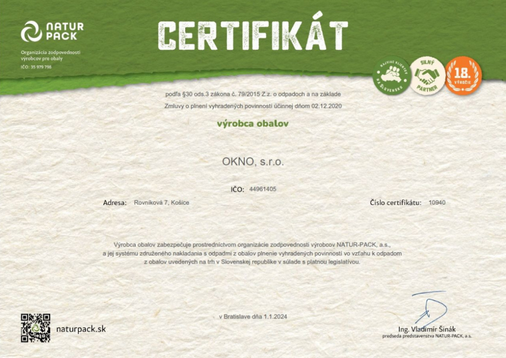 Certifikáty